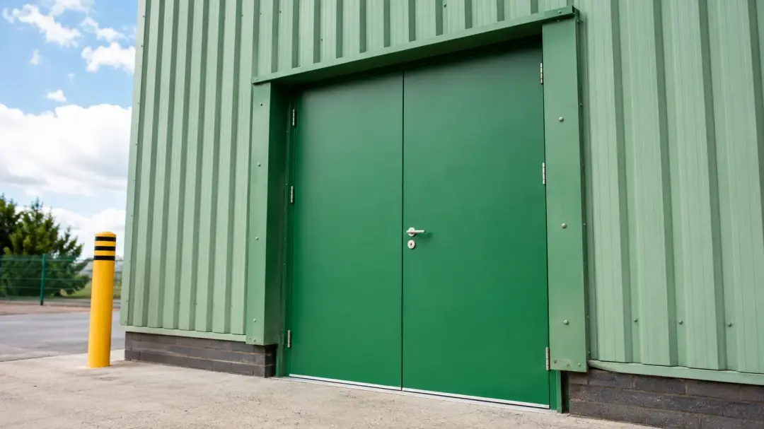 How Steel Pedestrian Doors Support Fire Safety