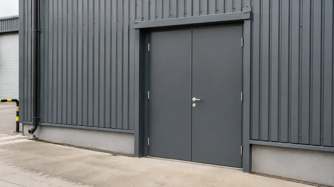 How Steel Pedestrian Doors Help Control Building Access