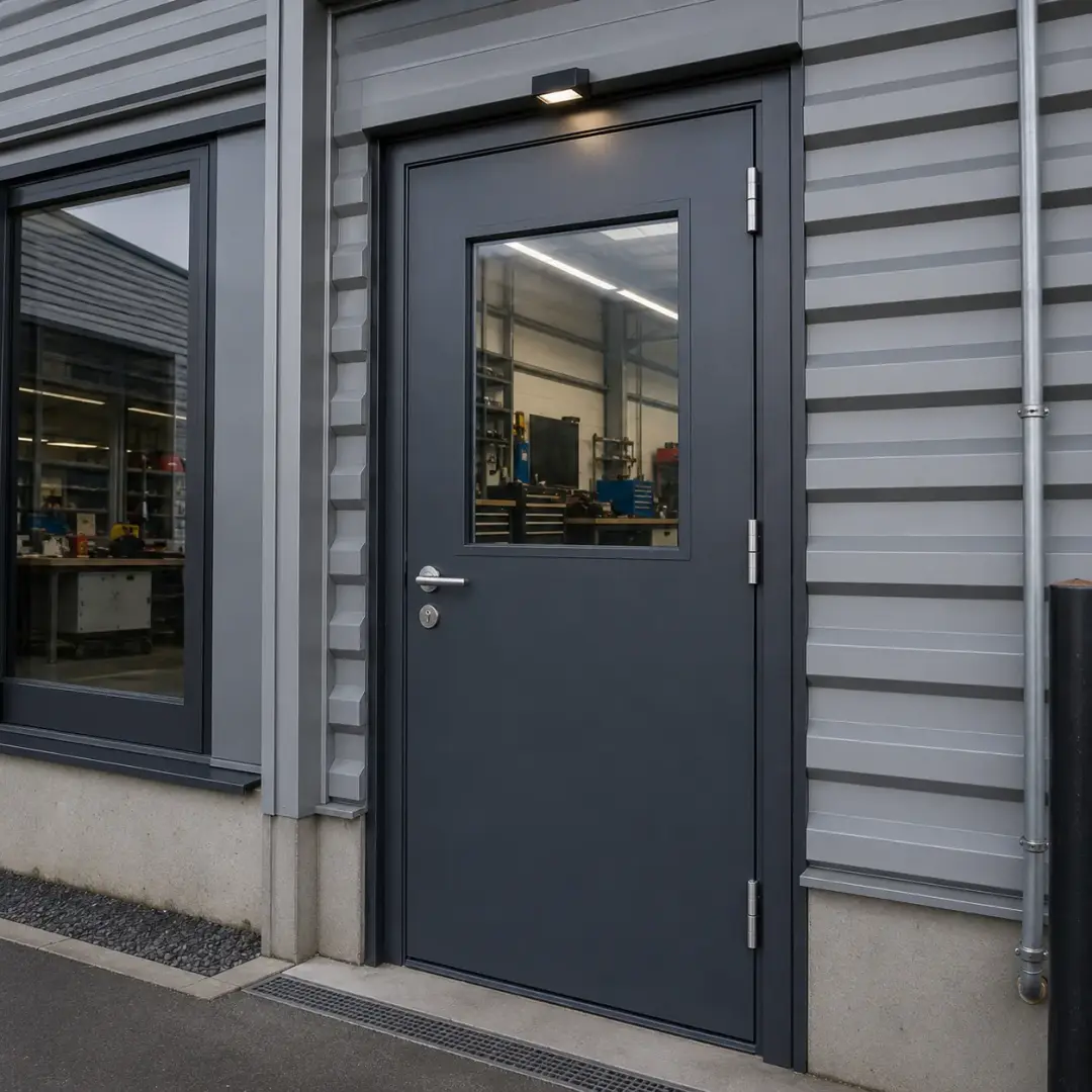 Steel Pedestrian Doors for Workshops
