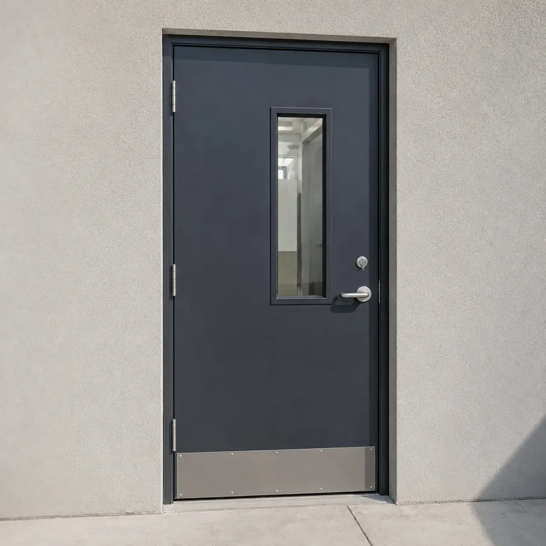How Steel Pedestrian Doors Help Slow the Spread of Fire
